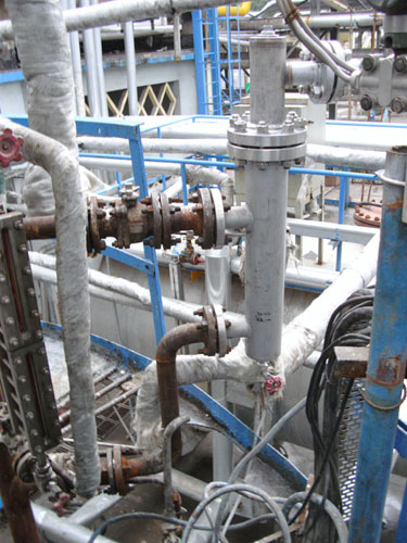 電動浮筒液位變送器應用在吉林市大宇化工